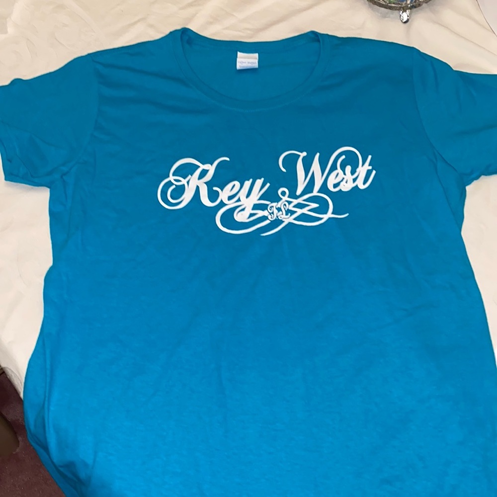 Key West ocean blue T-shirt size extra large
